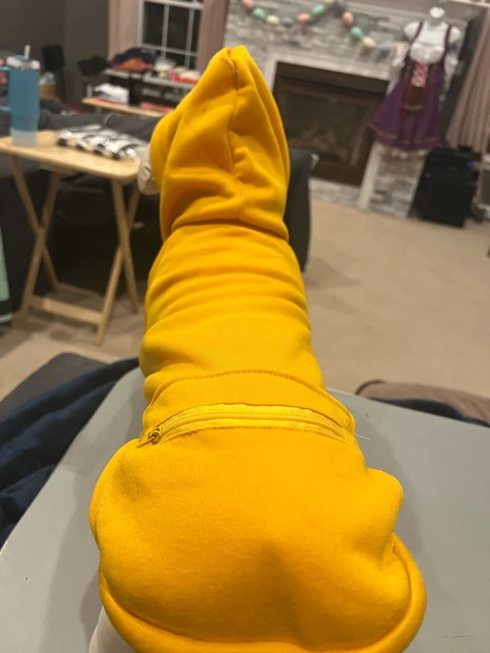 Yellow Pet Hoodie with Drawstring Hood – 2XL (NWT)